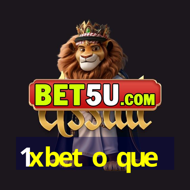 1xbet o que